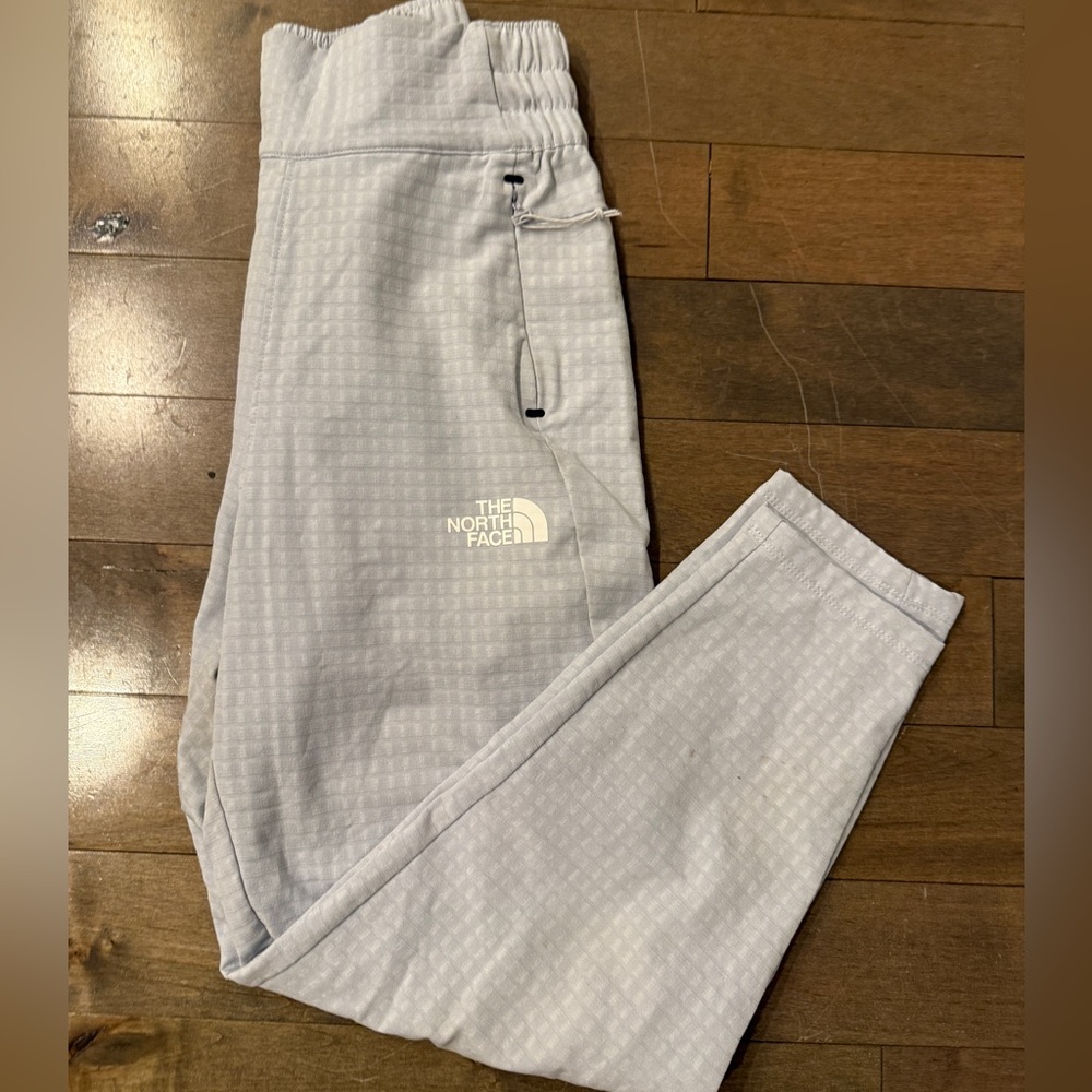 The North Face Light Gray/ Light Blue Joggers